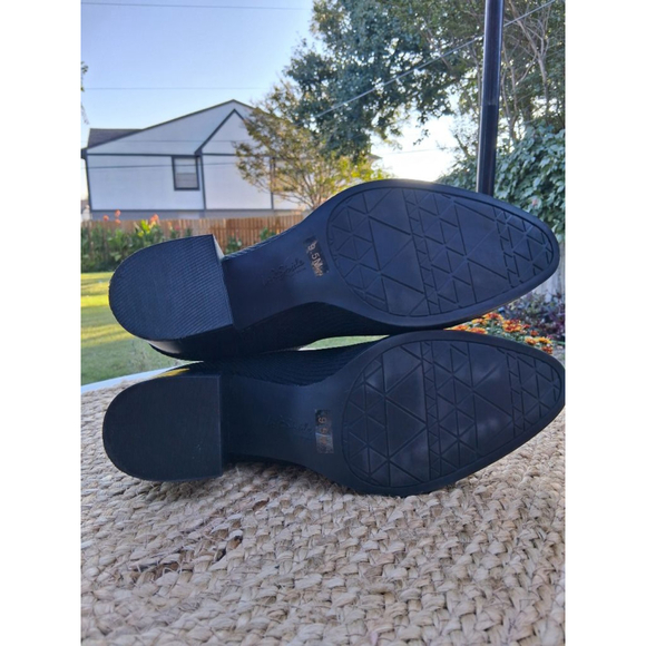 LifeStride Soft System "Dreamy" Black Ribbed Knit Ankle Boots Booties Size 9.5 - Picture 8 of 15